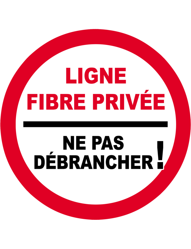 Piste cyclable - 15x15cm - Sticker/autocollant