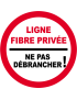 Piste cyclable - 15x15cm - Sticker/autocollant
