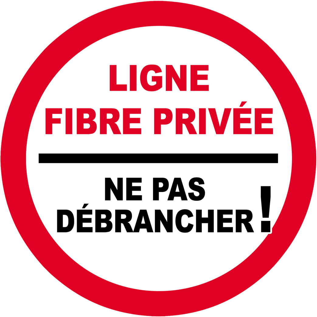 Piste cyclable - 10x10cm - Sticker/autocollant