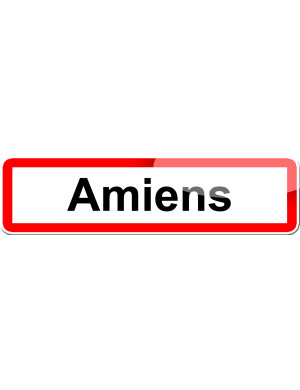 Amiens (15x4cm) - Sticker/autocollant