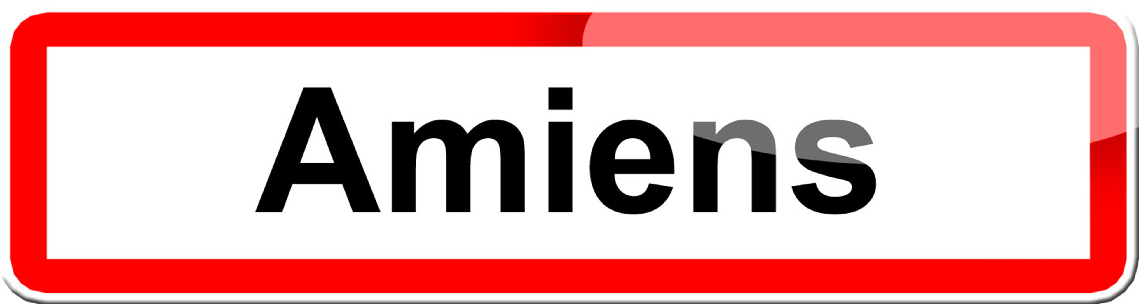 Amiens (15x4cm) - Sticker/autocollant