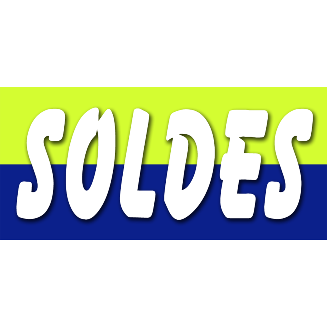 SOLDES V3 - 30x14cm - Sticker/autocollant