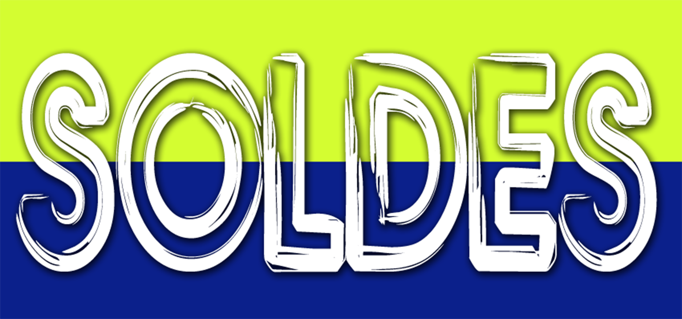 Soldes - Modèle 4 (30x14cm) - Sticker/autocollant