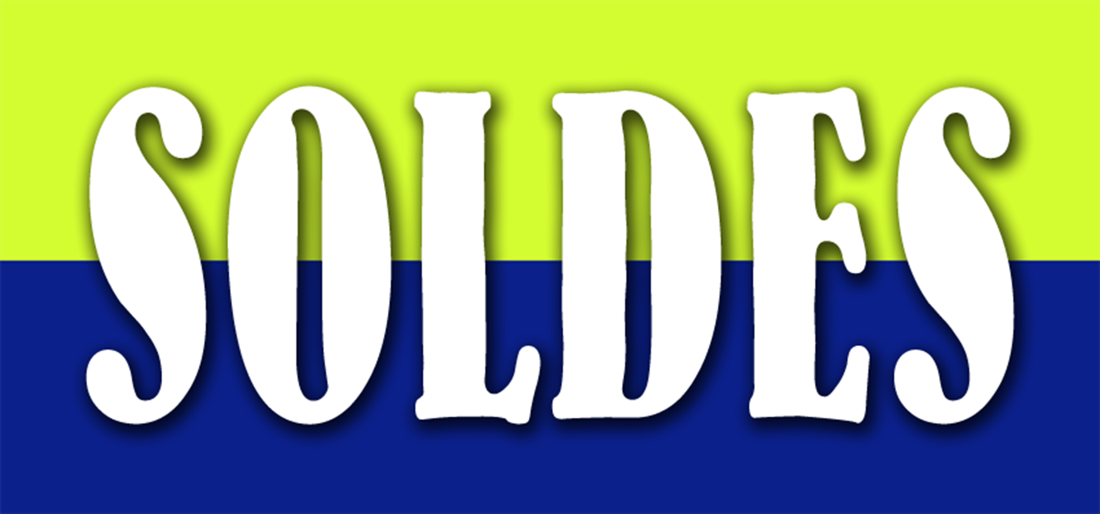 Soldes - Modèle 6 (30x14cm) - Sticker/autocollant