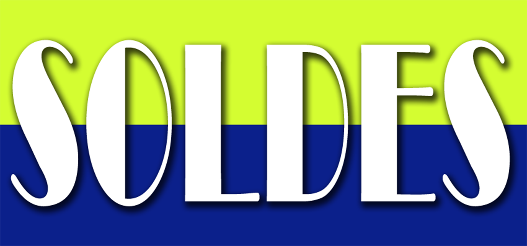 Soldes - Modèle 8 (30x14cm) - Sticker/autocollant