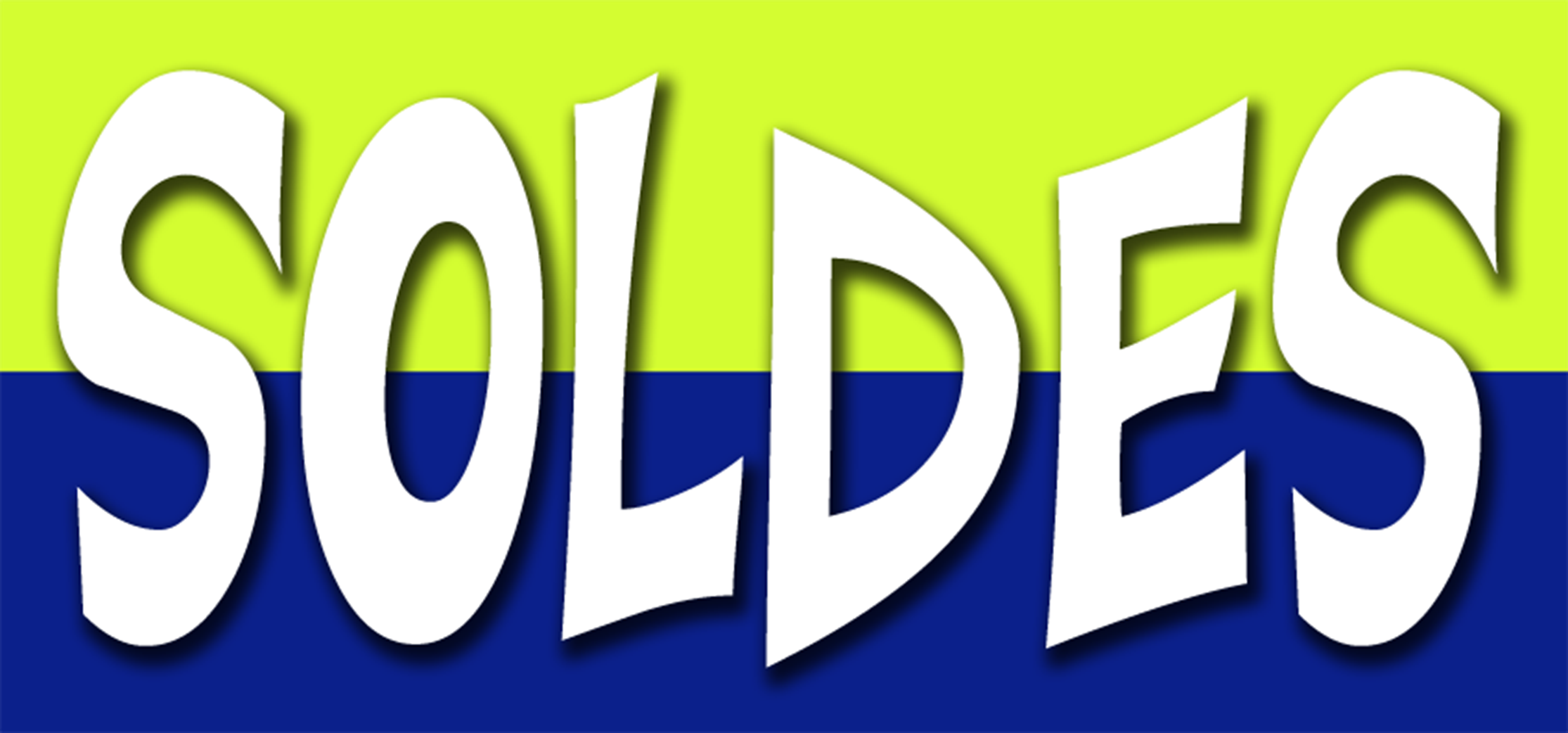 Soldes - Modèle 12 (30x14cm) - Sticker/autocollant