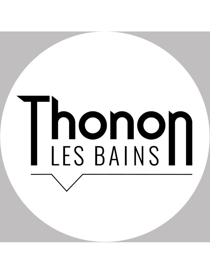 Thonon-les-Bains (15x15cm) - Sticker/autocollant