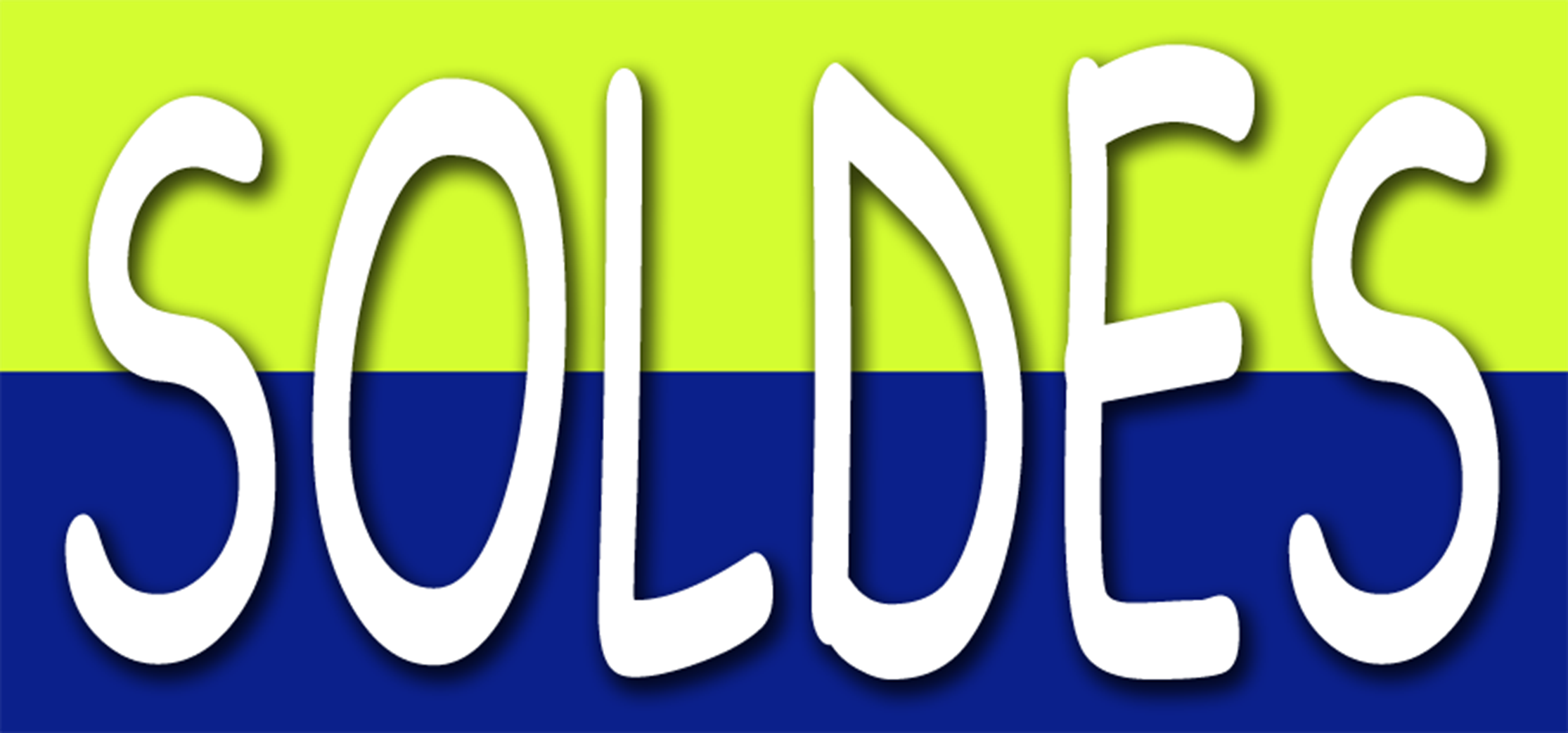Soldes - Modèle 14 (30x14cm) - Sticker/autocollant