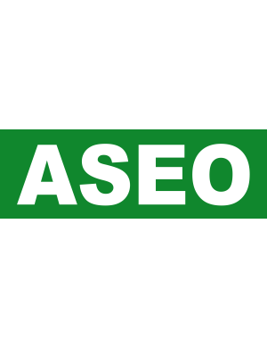 ASEO - 20X6.5cm - Sticker/autocollant