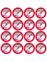 Absent retirez votre serviette - 16 fois 5cm - Sticker/autocollant