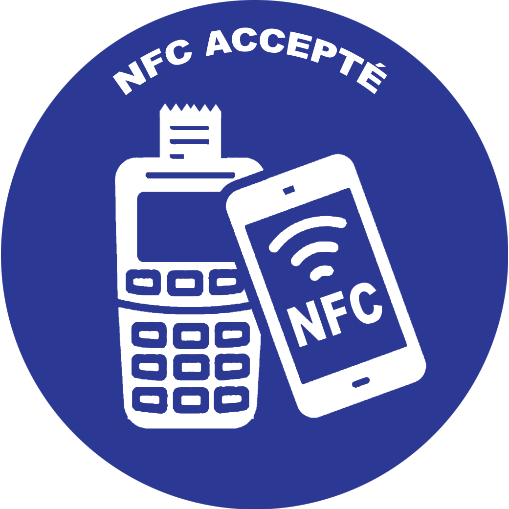 Paiement FCN accepté - 10x10cm - Sticker/autocollant