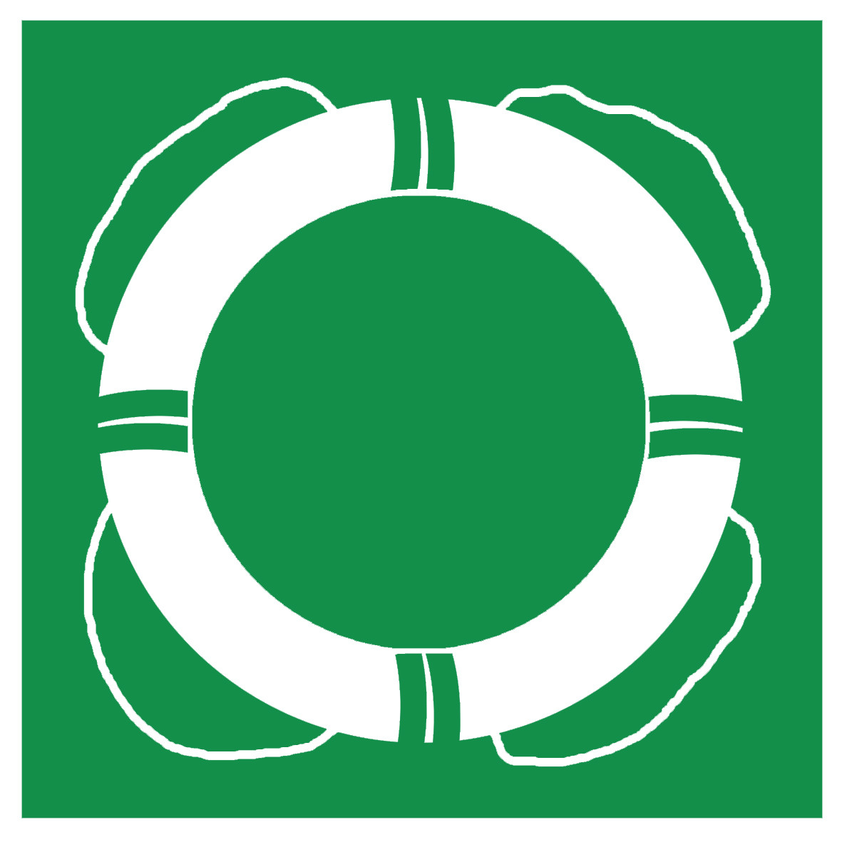 Bouée de secours - 5x5cm - Sticker/autocollant
