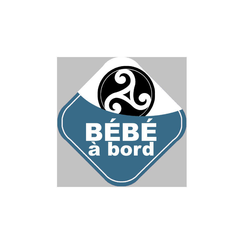 Autocollants Bebe A Bord Breton Triskel Stickers Express