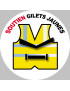 Gilets jaunes soutien (20x20cm) - Sticker/autocollant