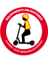 Trottinette équipements obligatoires (5x5cm) - Sticker/autocollant