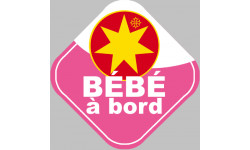Autocollants : bebe a bord fille Occitane