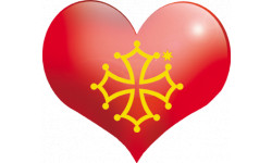 Autocollants : coeur Pays Occitan