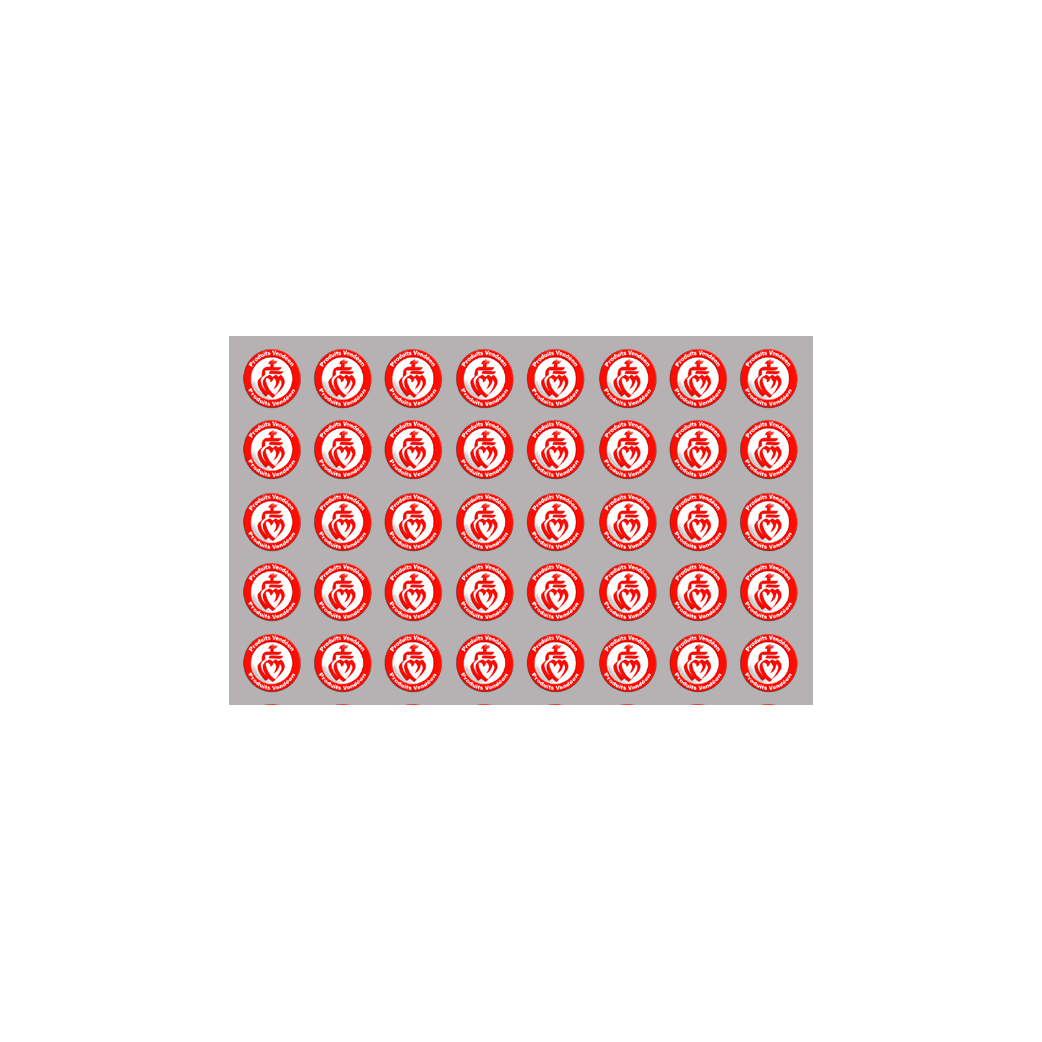 Produits Vendéen - 40fois 2cm - Sticker/autocollant