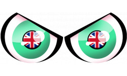 Autocollant : Street art Paire d yeux Anglais