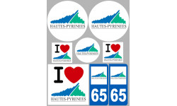 stickers / autocollant département des Hautes Pyrénées