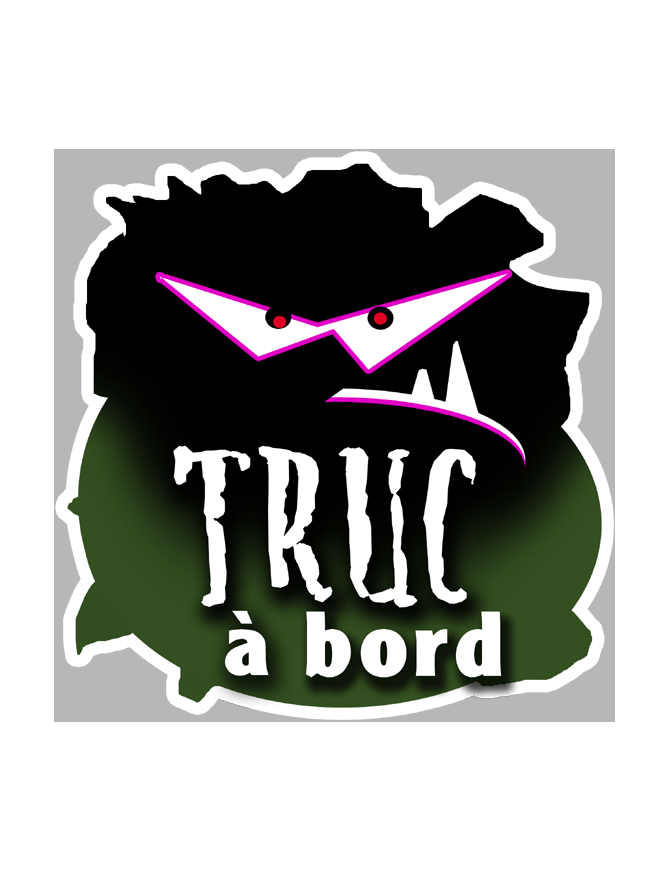 Truc à bord (5x5cm) - Sticker/autocollant
