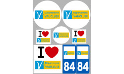 stickers / autocollant département du Vaucluse