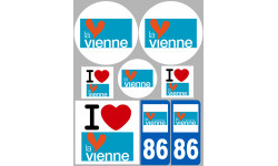stickers / autocollant département de la Vienne