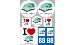 stickers / autocollant département des Vosges