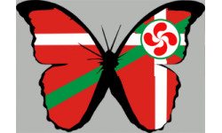 stickers autocollants "effet papillon Basque"