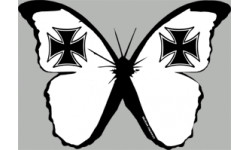 stickers autocollants "effet papillon Malte"