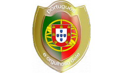 Stickers  / Autocollant  portugais et fier de l'être