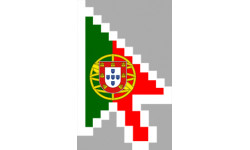 stickers /  autocollants curseur flèche portugaise