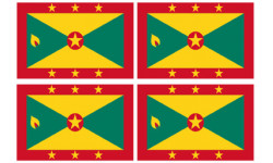 Autocollants : drapeau officiel Grenade