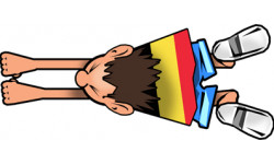 Autocollants : attrape voiture Belge