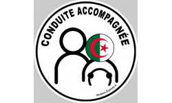 conduite accompagnée Algérien - 15cm - Sticker/autocollant