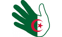 main Algérienne - 17cm - sticker/autocollant