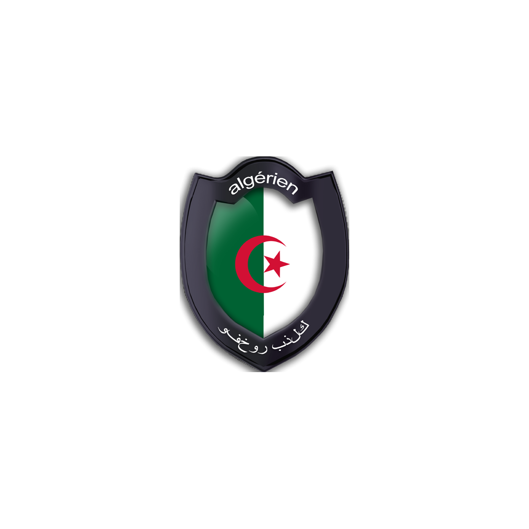 Algérien et fier de l'être - 15x11,7cm - sticker/autocollant