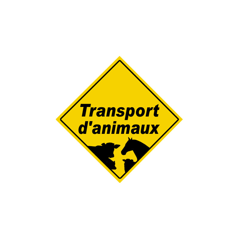 Autocollant Transport danimaux Vivants