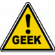 sticker danger geek