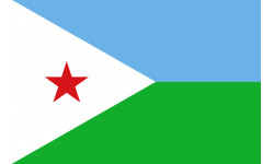 Autocollants : Drapeau Djibouti
