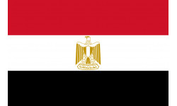 Autocollants : Drapeau Egypte