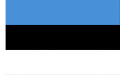 Autocollants : Drapeau Estonie