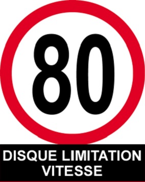 disque de limitation de vitesse